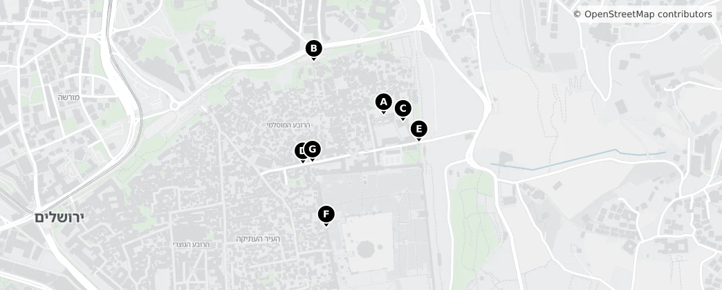Map of Muslimská čtvrť