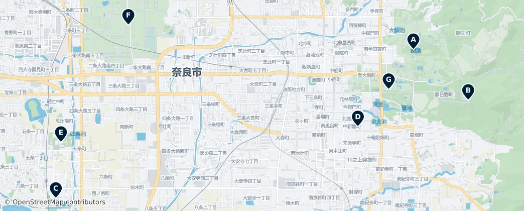 Map of Nara