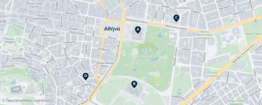 Map of Nea Smyrni