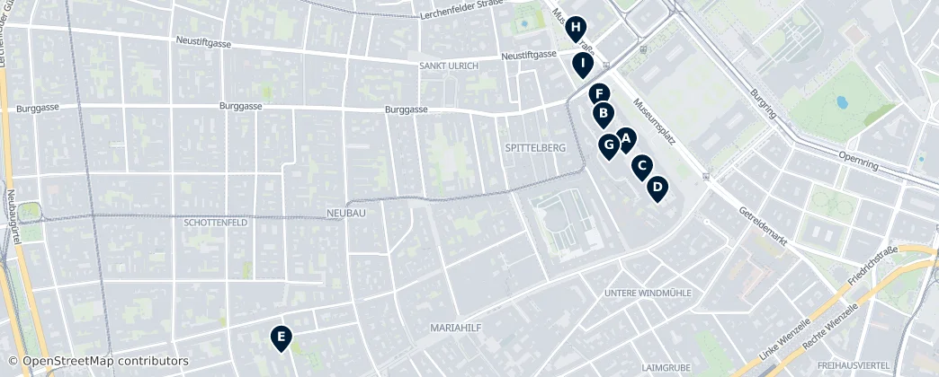 Map of Neubau