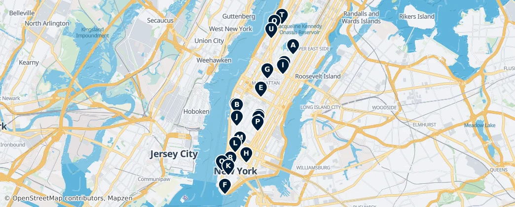 Map of Manhattan