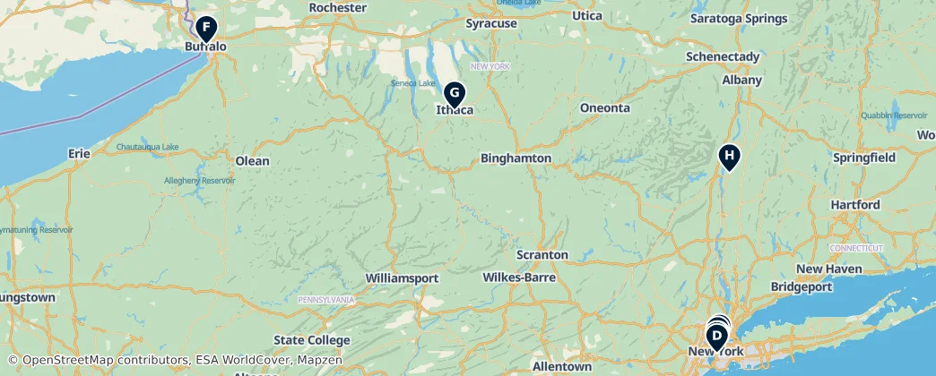 Map of New York