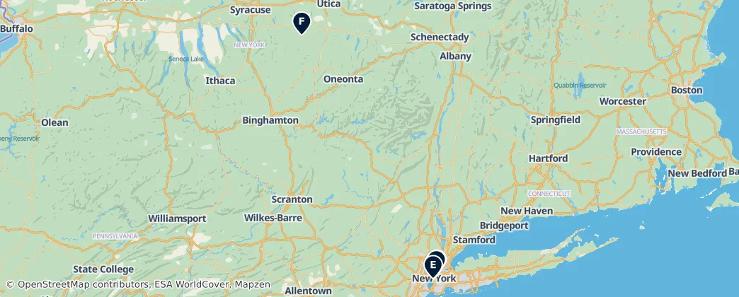Map of New York