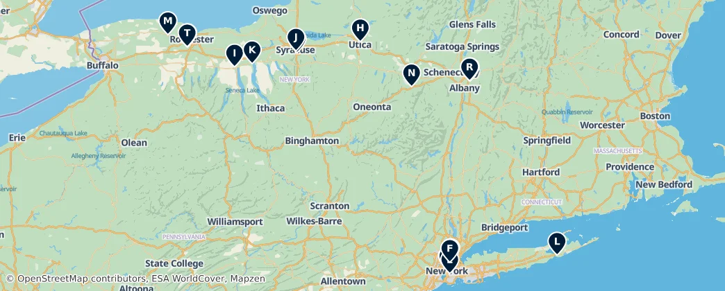 Map of New York