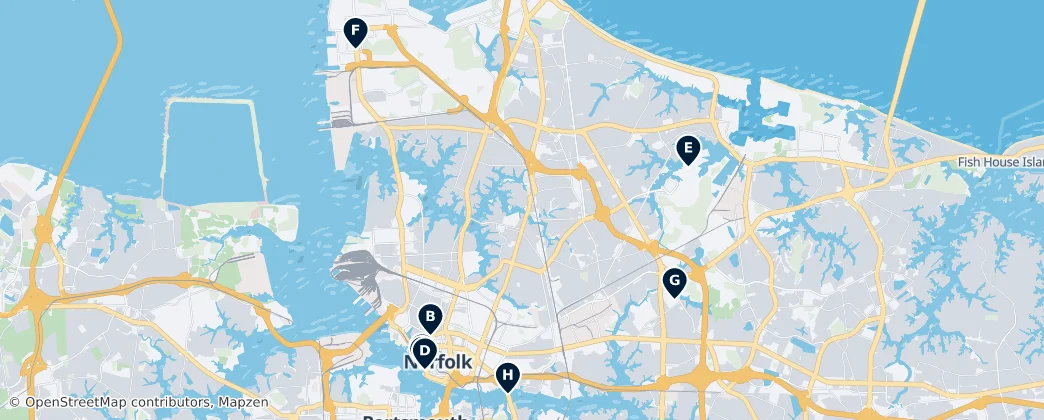 Map of Norfolk