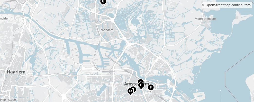 Map of Severní Holandsko
