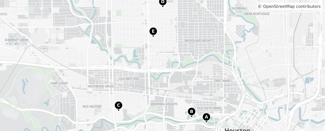 Map of North Inner Loop