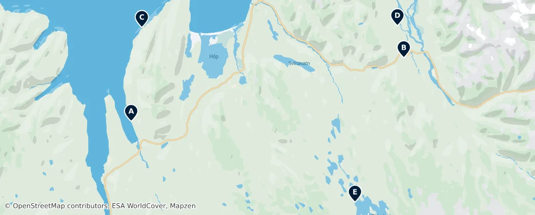 Map of Northwestern Region