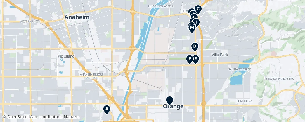 Map of Orange