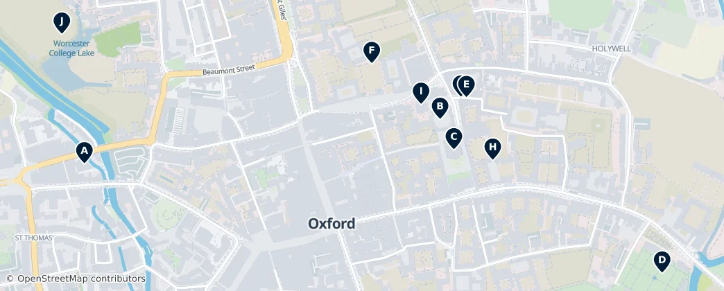 Map of Oxford