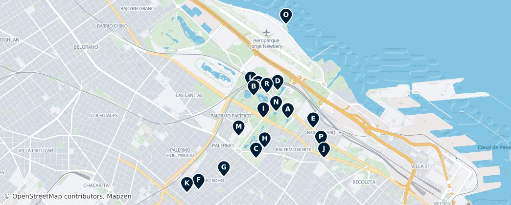 Map of Palermo