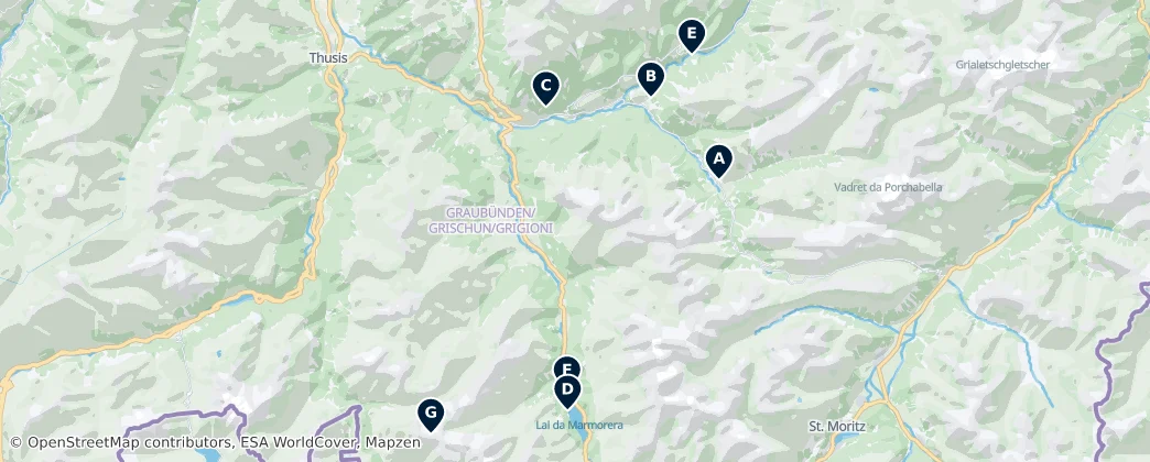Map of Parc Ela