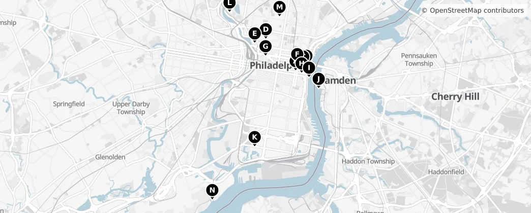 Map of Filadelfie