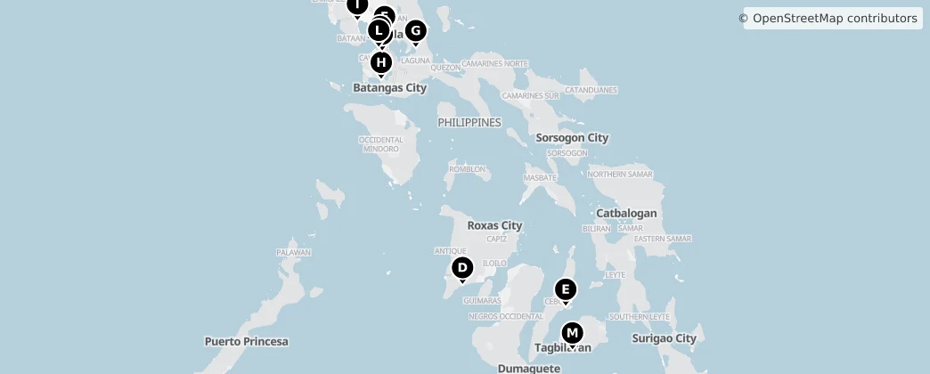 Map of Philippines maritime boundary