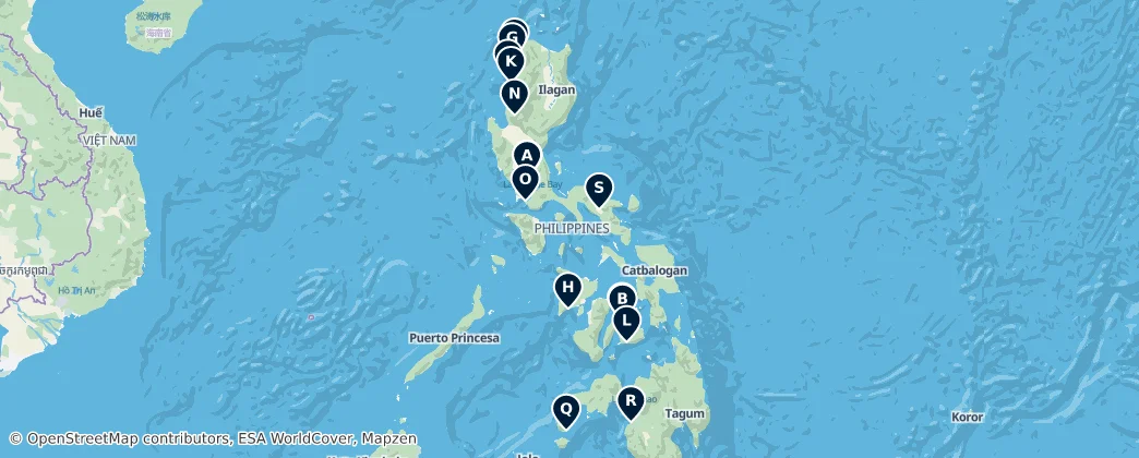 Map of Philippines maritime boundary