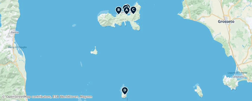 Map of Portoferraio