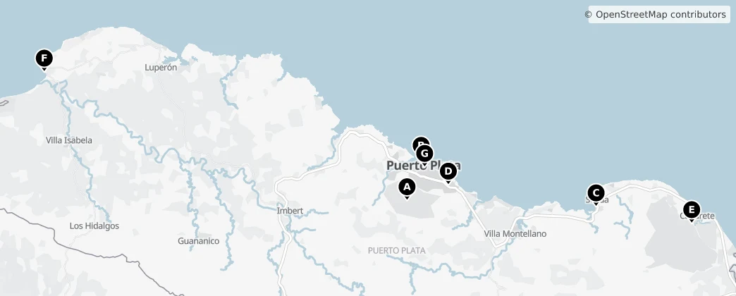 Map of Puerto Plata