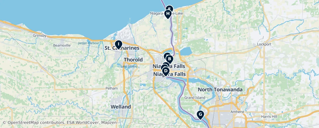 Map of Niagara
