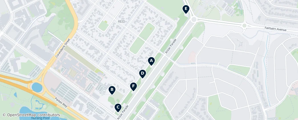Map of Reid