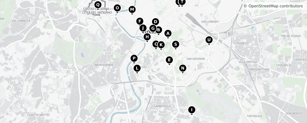 Map of Řím