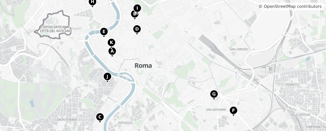 Map of Řím