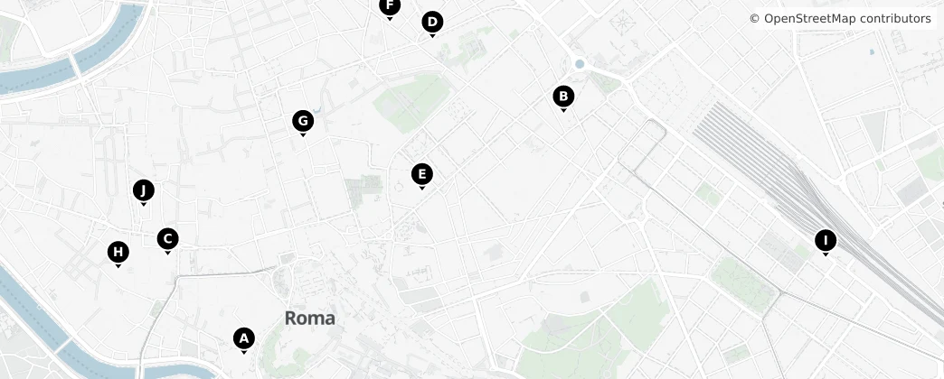 Map of Řím