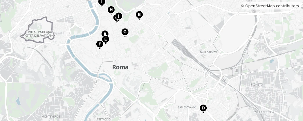 Map of Řím