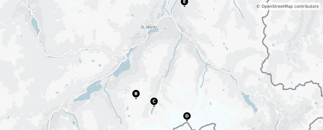 Map of Samedan