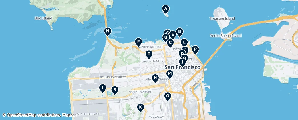 Map of San Francisco