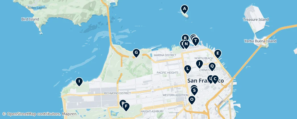 Map of San Francisco