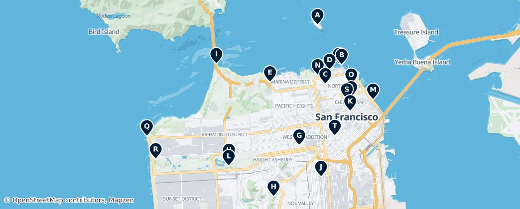 Map of San Francisco