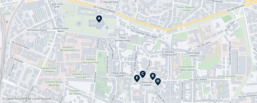 Map of Pasticceria DolcePisa