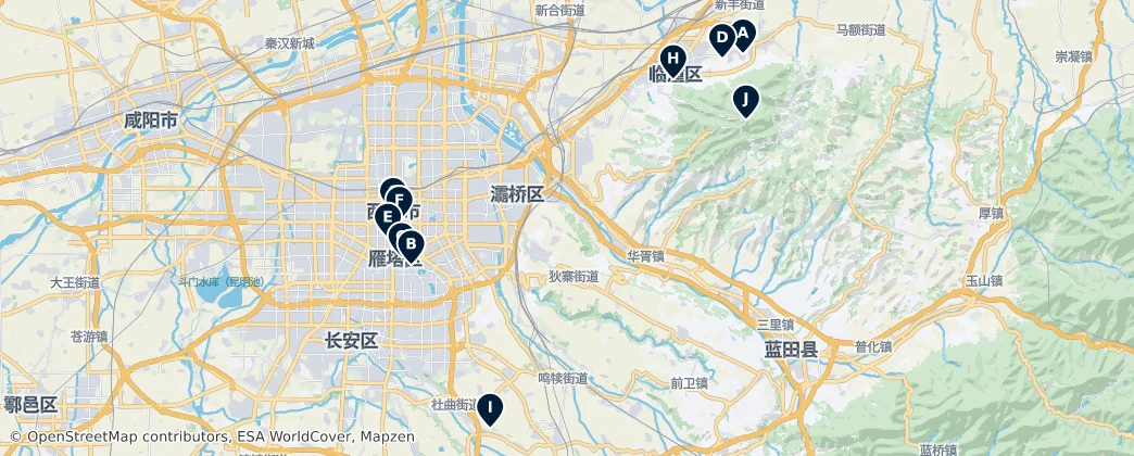Map of Si-an