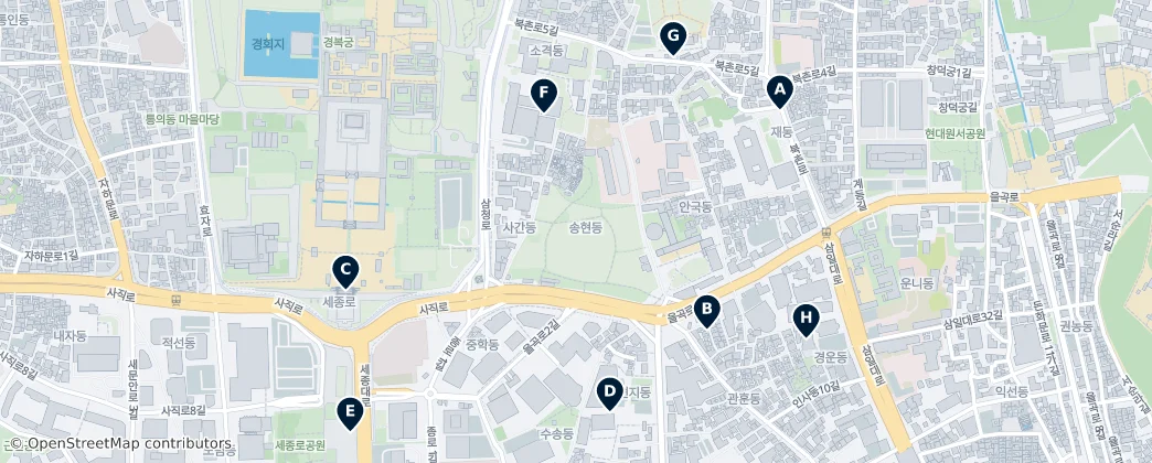 Map of Songhyeon-dong
