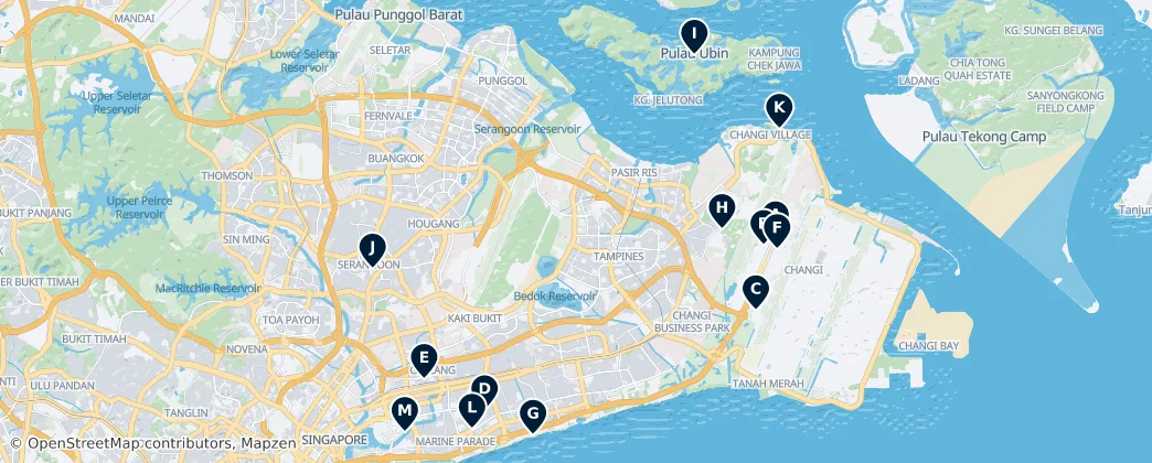 Map of Southeast