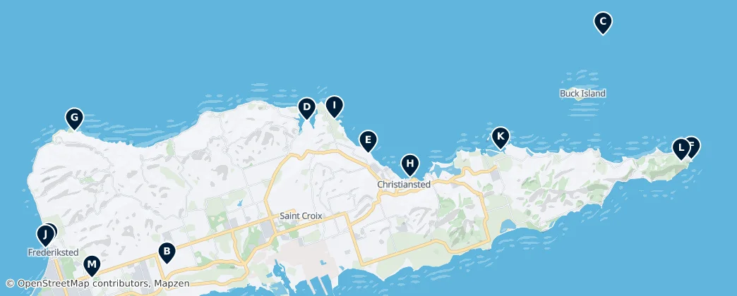 Map of Saint Croix District