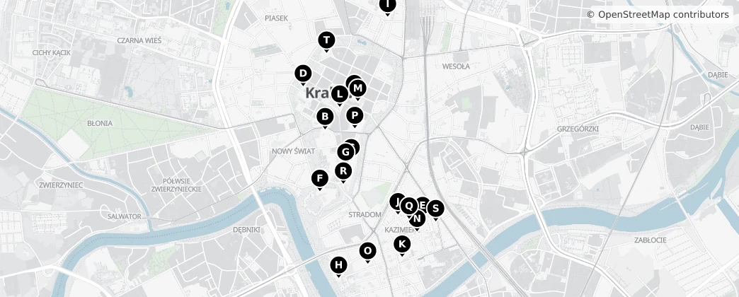 Map of Stare Miasto
