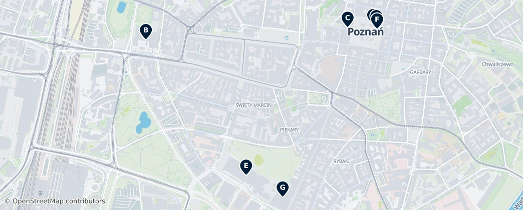 Map of Stare Miasto