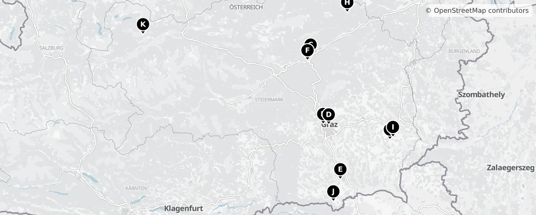 Map of Štýrsko