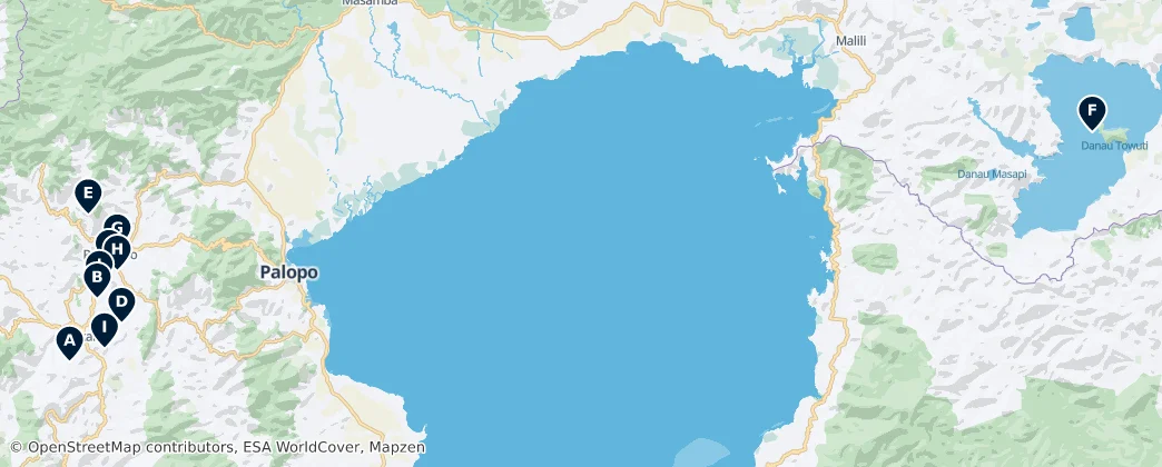 Map of Sulawesi