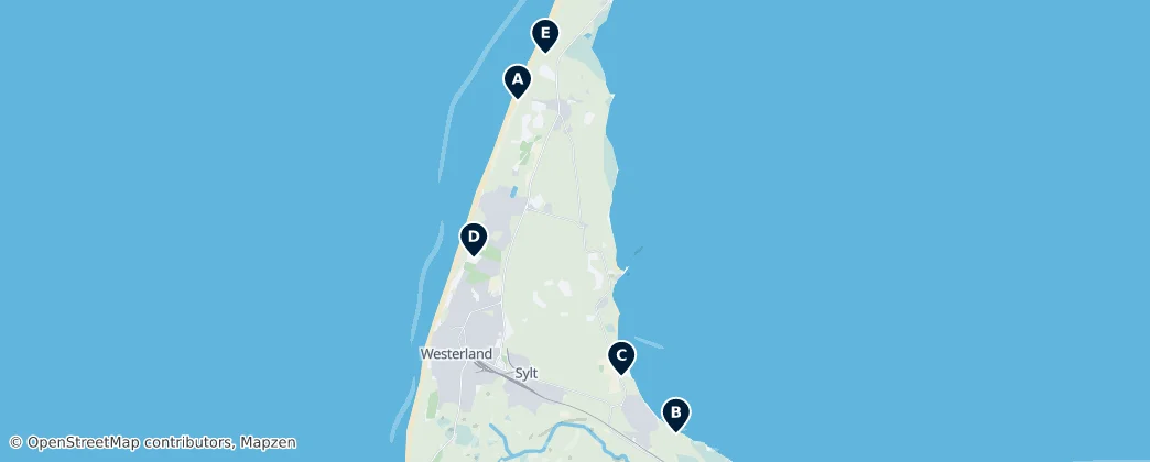 Map of Sylt