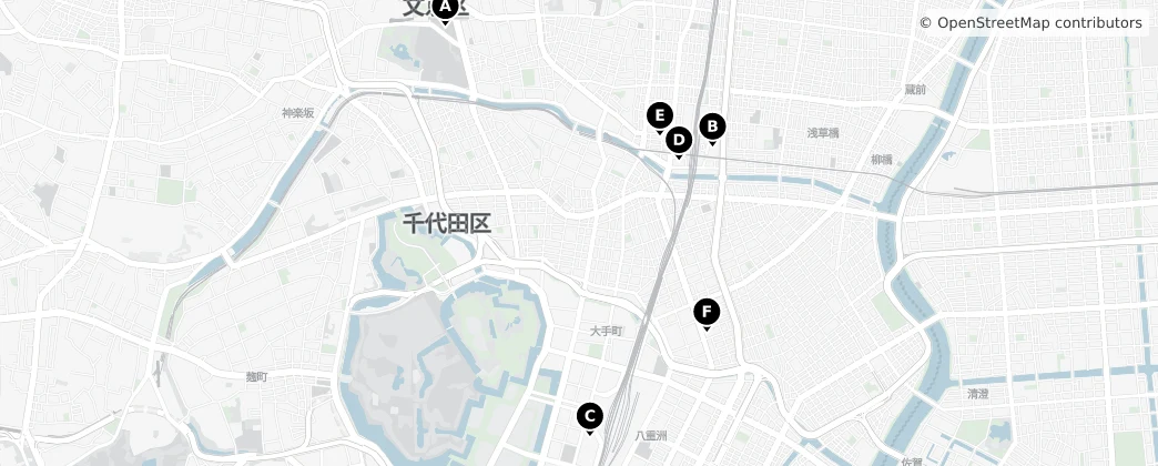 Map of Taito