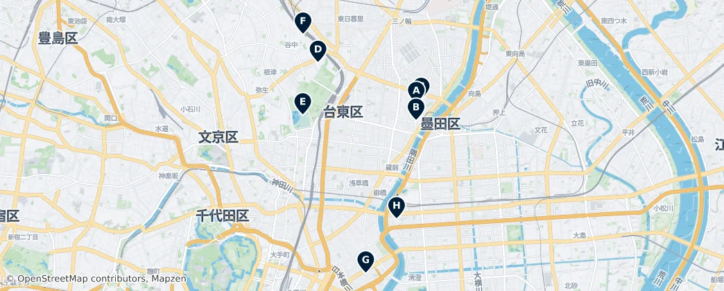 Map of Taito
