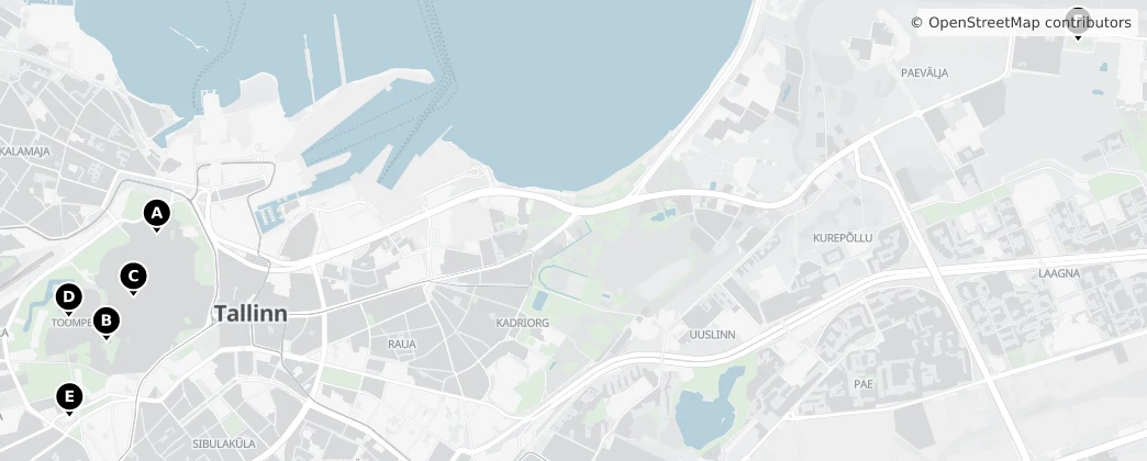 Map of Tallinn