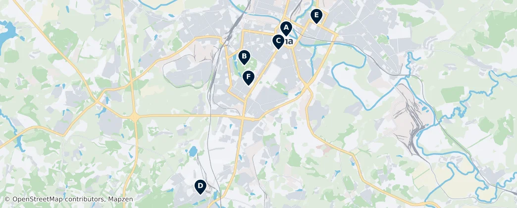 Map of Tula