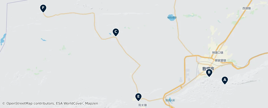Map of Tun-chuang