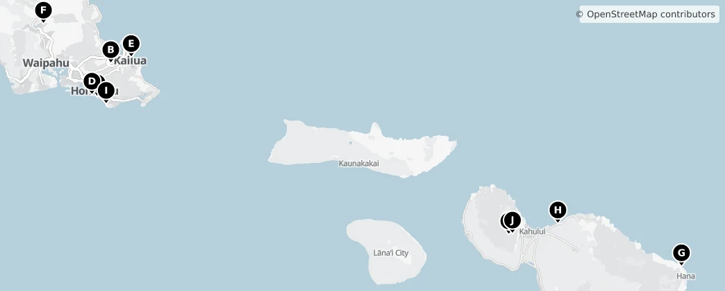 Map of United States of America (Middle Hawai'ian Islands territorial waters)
