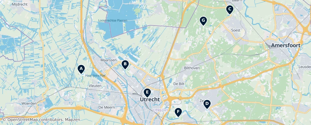 Map of Utrecht