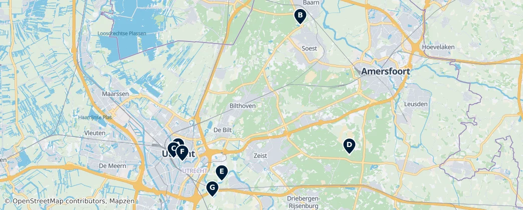 Map of Utrecht