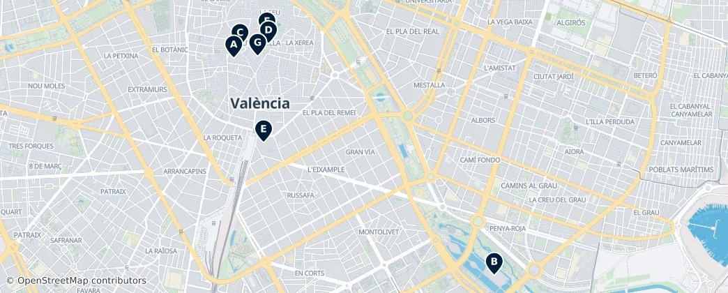 Map of Valencie
